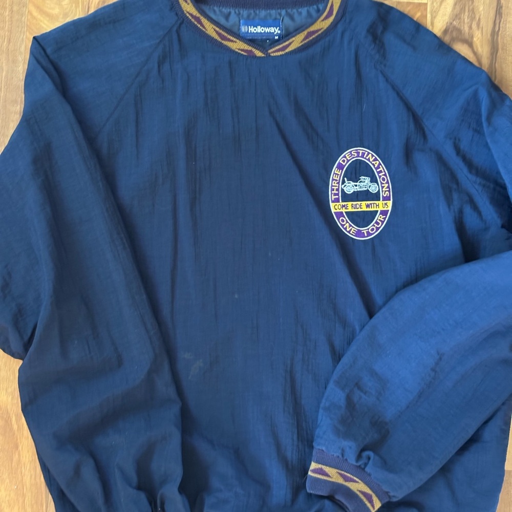 Vintage Holloway Men’s Pullover Windbreaker